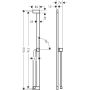 Hansgrohe Unica 24403340 drążek prysznicowy 90 cm zdj.2