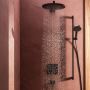 Hansgrohe Raindance Alive S 24540670 deszczownica z ramieniem 30x30 cm okrągła czarna zdj.6