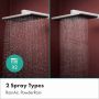 Hansgrohe Raindance Alive Q 24550700 deszczownica z ramieniem 34.3x21.4 cm prostokątna biała zdj.5