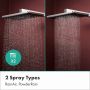 Hansgrohe Raindance Alive Q 24590000 zestaw prysznicowy ścienny termostatyczny z deszczownicą chrom zdj.12