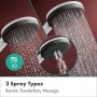 Hansgrohe Raindance Alive S Puro 24592700 zestaw prysznicowy ścienny termostatyczny z deszczownicą biały zdj.4