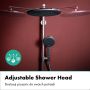 Hansgrohe Raindance Alive S 24594000 zestaw prysznicowy ścienny termostatyczny z deszczownicą chrom zdj.6