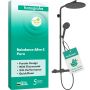 Hansgrohe Raindance Alive S 24594340 zestaw prysznicowy ścienny termostatyczny z deszczownicą czarny zdj.1