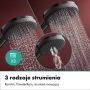 Hansgrohe Raindance Alive S 24594340 zestaw prysznicowy ścienny termostatyczny z deszczownicą czarny zdj.6