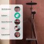 Hansgrohe Raindance Alive S 24594700 zestaw prysznicowy ścienny termostatyczny z deszczownicą biały zdj.8