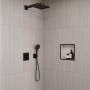 Hansgrohe Raindance Alive Q 24620670 zestaw prysznicowy podtynkowy termostatyczny z deszczownicą czarny zdj.3