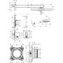 Hansgrohe Raindance E 24623340 zestaw prysznicowy podtynkowy termostatyczny z deszczownicą czarny zdj.2