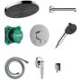 Hansgrohe Pulsify S 24624000 zestaw prysznicowy podtynkowy termostatyczny z deszczownicą chrom zdj.1