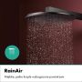 Hansgrohe Raindance Alive S 24630340 zestaw prysznicowy podtynkowy termostatyczny z deszczownicą czarny zdj.5