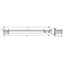 Hansgrohe Rainfinity 26844670 półka łazienkowa 50 cm zdj.2