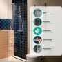 Hansgrohe Activera S 28078000 zestaw prysznicowy ścienny termostatyczny z deszczownicą chrom zdj.10