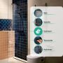Hansgrohe Activera S 28083670 zestaw wannowo-prysznicowy ścienny termostatyczny z deszczownicą czarny zdj.7