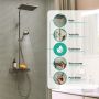Hansgrohe Activera Q 28648000 zestaw prysznicowy ścienny termostatyczny z deszczownicą chrom zdj.3