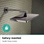 Hansgrohe Activera Q 28738000 deszczownica 29x18 cm prostokątna chrom zdj.8