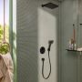 Hansgrohe Activera Q 28738670 deszczownica 29x18 cm prostokątna czarna zdj.4