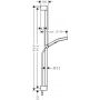 Hansgrohe Rainfinity S Puro zestaw prysznicowy z drążkiem brąz szczotkowany 28743140 zdj.2
