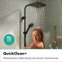Hansgrohe Activera Q 28748670 zestaw prysznicowy ścienny z deszczownicą czarny zdj.5