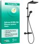 Hansgrohe Activera Q 28748670 zestaw prysznicowy ścienny z deszczownicą czarny zdj.1