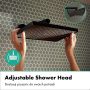 Hansgrohe Activera Q 28753670 zestaw prysznicowy ścienny termostatyczny z deszczownicą czarny zdj.6