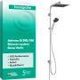 Hansgrohe Activera Q 28757000 zestaw prysznicowy ścienny z deszczownicą chrom zdj.1