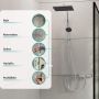 Hansgrohe Activera Q 28757000 zestaw prysznicowy ścienny z deszczownicą chrom zdj.8
