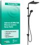 Hansgrohe Activera Q 28757670 zestaw prysznicowy ścienny z deszczownicą czarny zdj.1