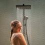 Hansgrohe Activera Q 28757670 zestaw prysznicowy ścienny z deszczownicą czarny zdj.4