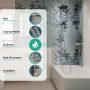 Hansgrohe Activera S 28871000 zestaw wannowo-prysznicowy ścienny termostatyczny z deszczownicą chrom zdj.7