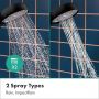 Hansgrohe Activera S 28871670 zestaw wannowo-prysznicowy ścienny termostatyczny z deszczownicą czarny zdj.9