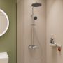 Hansgrohe Activera S 28875000 zestaw wannowo-prysznicowy ścienny z deszczownicą chrom zdj.8