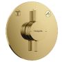 Hansgrohe Crometta 88002392 zestaw prysznicowy podtynkowy z deszczownicą złoty zdj.4