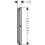 Hansgrohe ShowerSelect Comfort E 15573000 zawór podtynkowy odcinający zdj.2