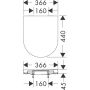 Hansgrohe EluPura S 60196450 deska sedesowa biała zdj.2
