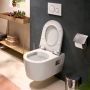 Hansgrohe EluPura Original S 60207450 zestaw miska+deska wisząca bez kołnierza biały połysk zdj.8