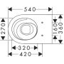 Hansgrohe EluPura S 61114450 miska wc wisząca bez kołnierza biały zdj.2