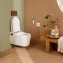 Hansgrohe LavaPura Element S 63021450 miska myjąca wisząca bez kołnierza ze spłukiwaniem wirowym biała zdj.4