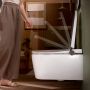 Hansgrohe LavaPura Element S 63021450 miska myjąca wisząca bez kołnierza ze spłukiwaniem wirowym biała zdj.7