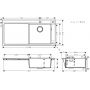 Hansgrohe S 71 43307800 zlewozmywak stalowy 104.5x51 cm zdj.2