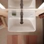 Hansgrohe Xanuia Q 60130450 umywalka 45x34 cm prostokątna ścienna biała zdj.6