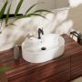 Hansgrohe Xuniva U 60171450 umywalka 60x45 cm owalna nablatowa biała zdj.5