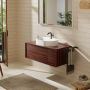 Hansgrohe Xuniva U 60171450 umywalka 60x45 cm owalna nablatowa biała zdj.6
