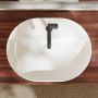 Hansgrohe Xuniva U 60171450 umywalka 60x45 cm owalna nablatowa biała zdj.3
