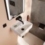 Hansgrohe Xanuia Q 60229450 umywalka 45x34 cm prostokątna ścienna biała zdj.4