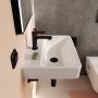 Hansgrohe Xanuia Q 60233450 umywalka 50x39 cm prostokątna ścienna biała zdj.5