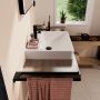 Hansgrohe Xanuia Q 60238450 umywalka 55x48 cm prostokątna ścienna-nablatowa biała zdj.5