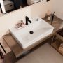 Hansgrohe Xanuia Q 60248450 umywalka 70x48 cm prostokątna ścienna-nablatowa biała zdj.4