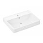 Hansgrohe Xanuia Q 60252450 umywalka 65x48 cm prostokątna ścienna-nablatowa biała zdj.1