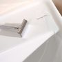 Hansgrohe Xanuia Q 60254450 umywalka 65x48 cm prostokątna ścienna-nablatowa biała zdj.8