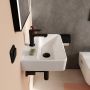 Hansgrohe Xanuia Q 61007450 umywalka 45x34 cm prostokątna ścienna biała zdj.5