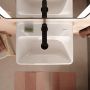 Hansgrohe Xanuia Q 61007450 umywalka 45x34 cm prostokątna ścienna biała zdj.6